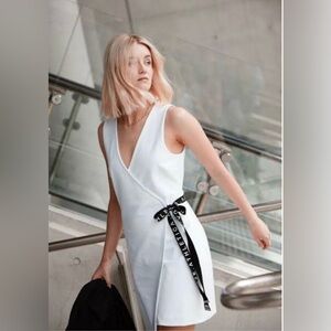 NWT Aje Athletica Wrap Front Mini Dress Size 10/US 6